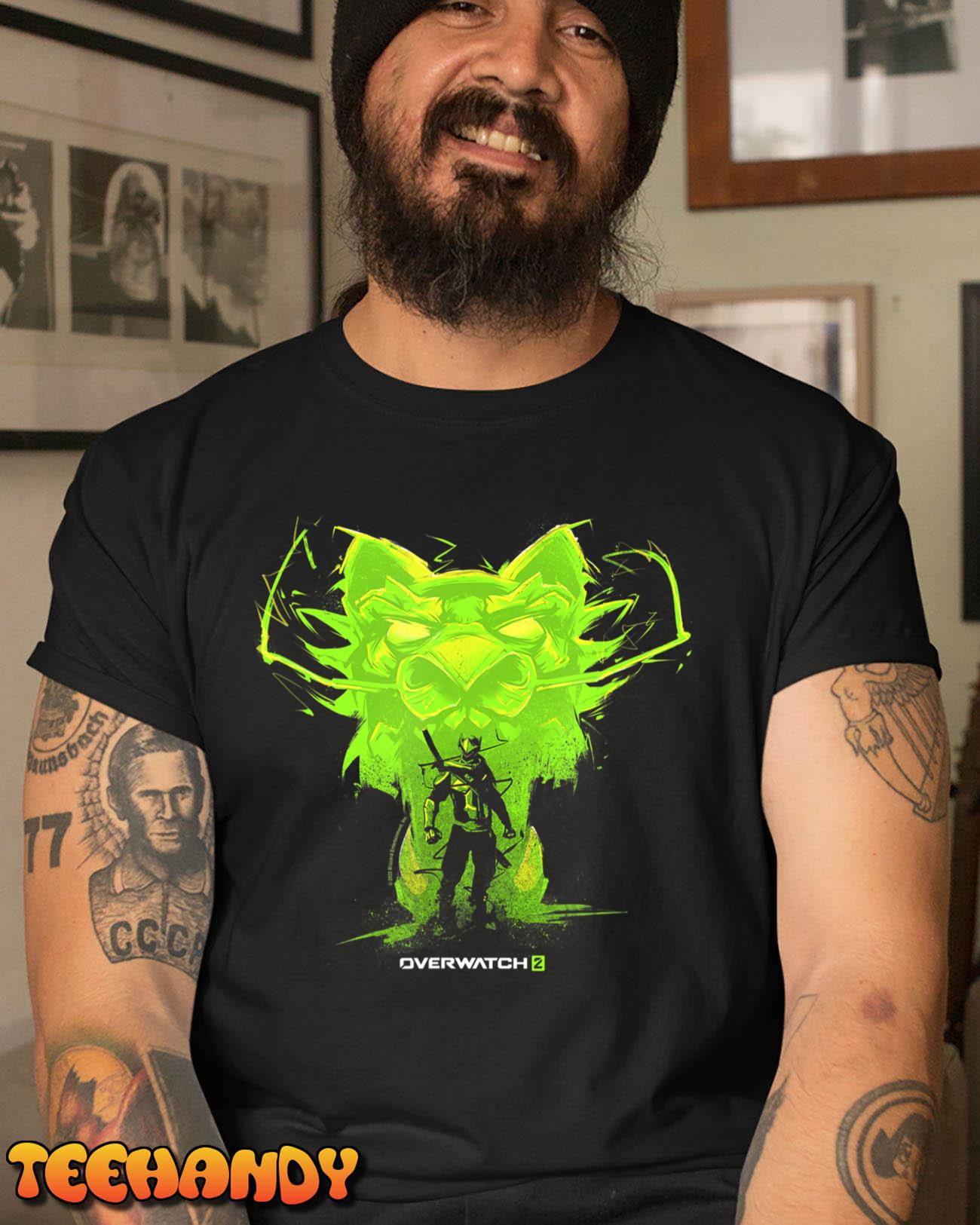 Overwatch 2 Genji Green Dragon Ninja Spirit T-Shirt