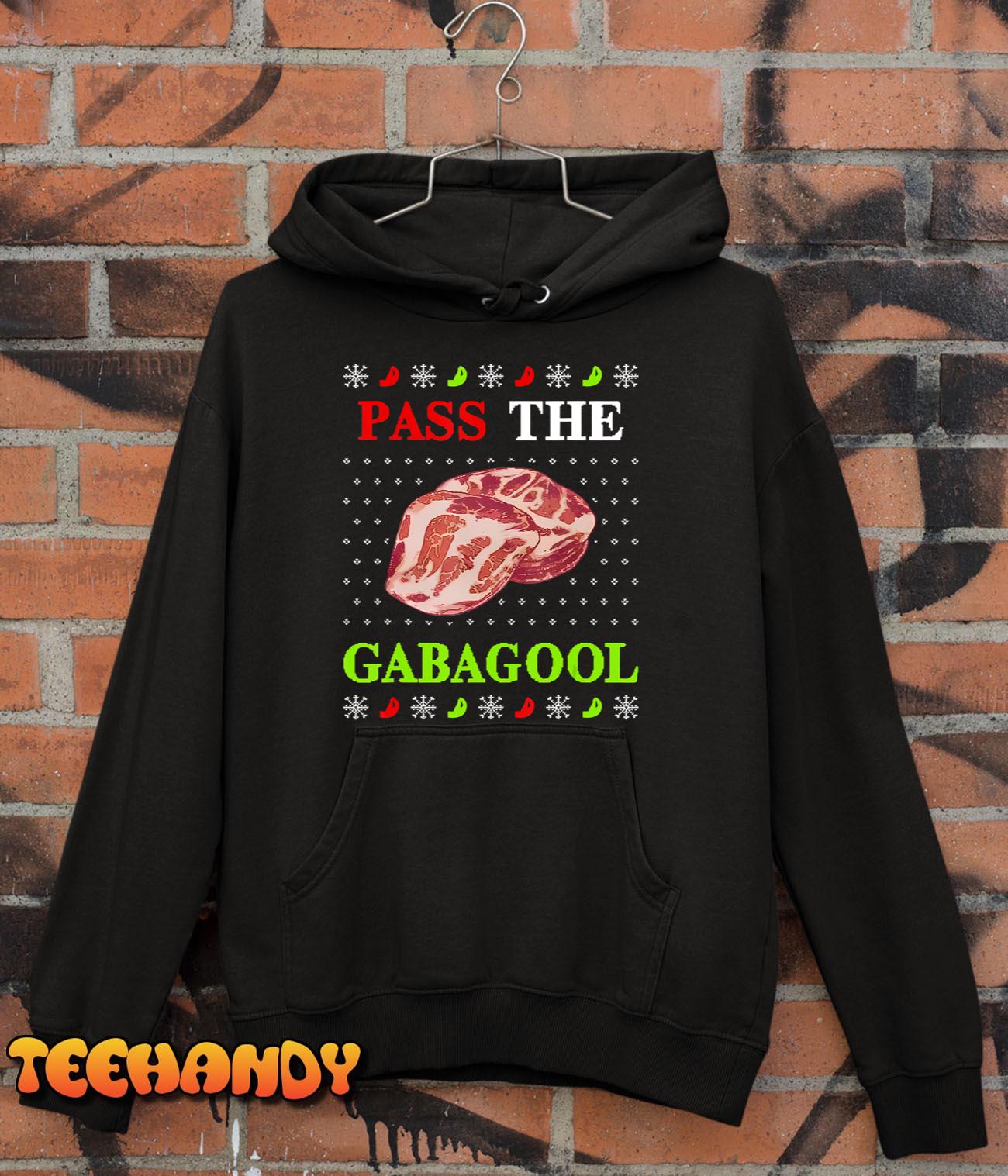 Pass the Gabagool Tacky Ugly Christmas T-Shirt