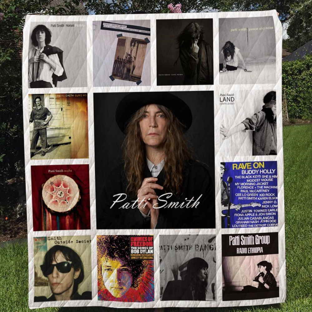 Patti Smith All Over Printed Quilt Blanket