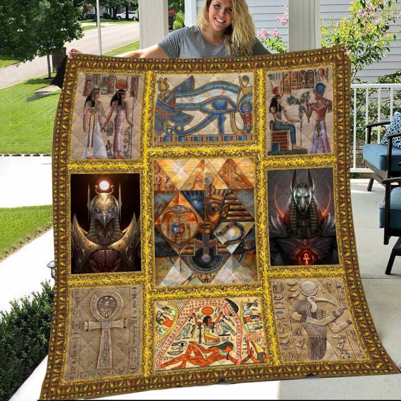 Pharaoh Like Quilt Blanket