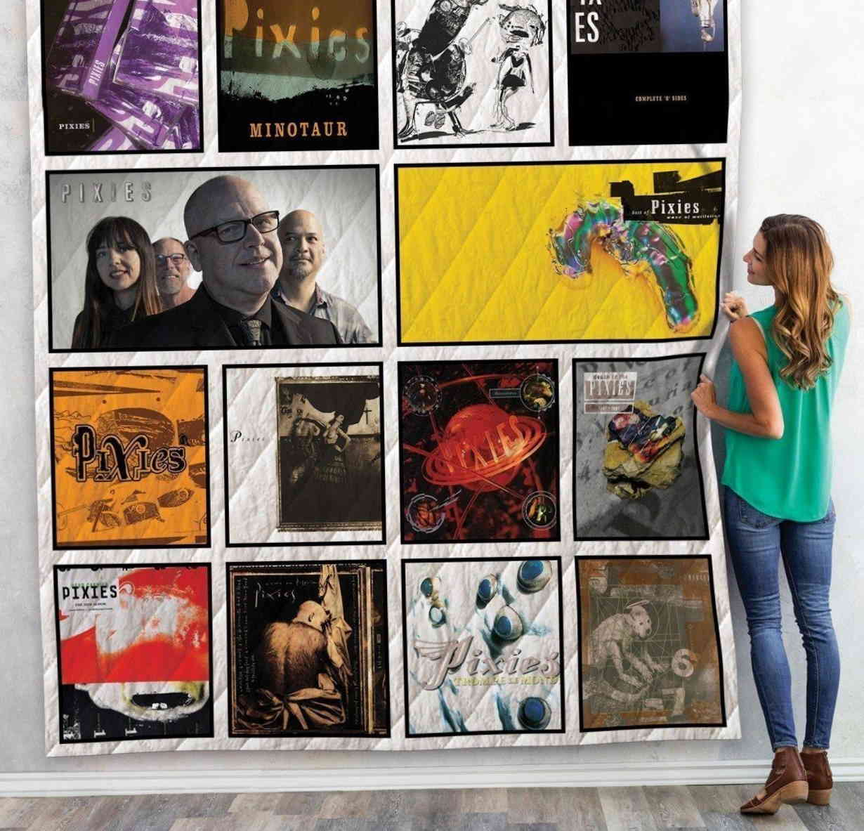 Pixies Albums 3D Quilt Blanket