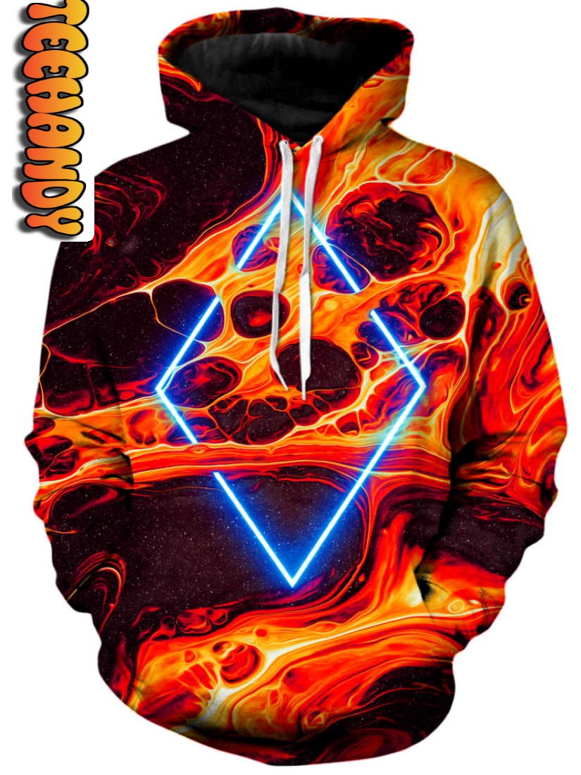 Portal Home Orange Unisex 3D Hoodie