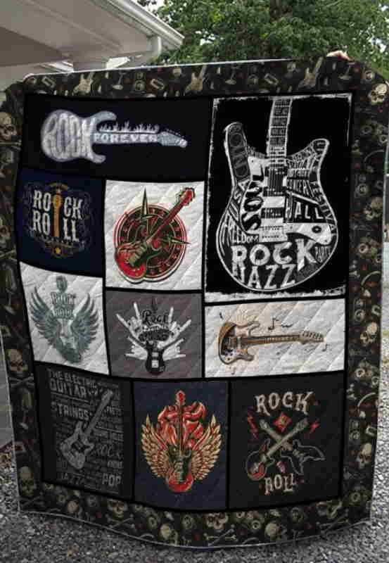 Rock Forever 3D Quilt Blanket