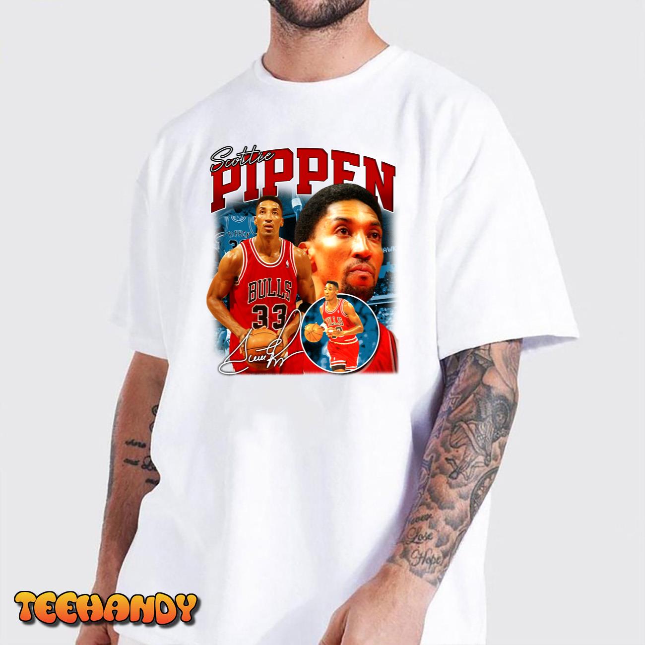 Scottie Pippen Basketball Legend Chicago T Shirt