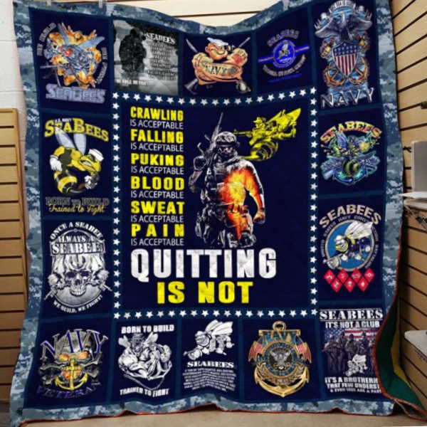 Seabees Limited Edition 3D Quilt Blanket