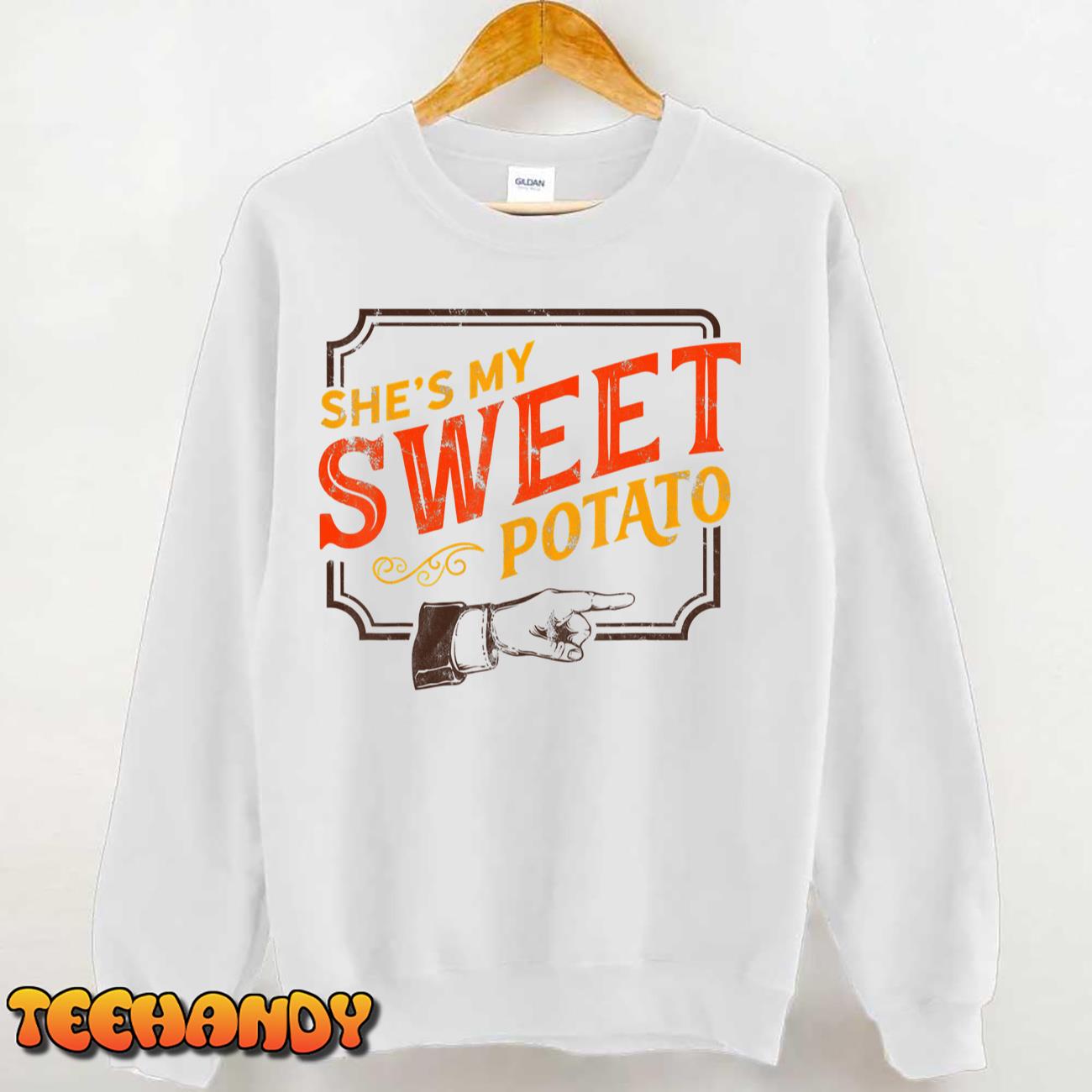 She’s My Sweet Potato You Bet I Yam Couple’s Thanksgiving T-Shirt