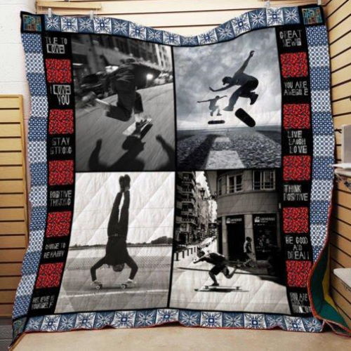 Skate Lifestyle 3D Quilt Blanket