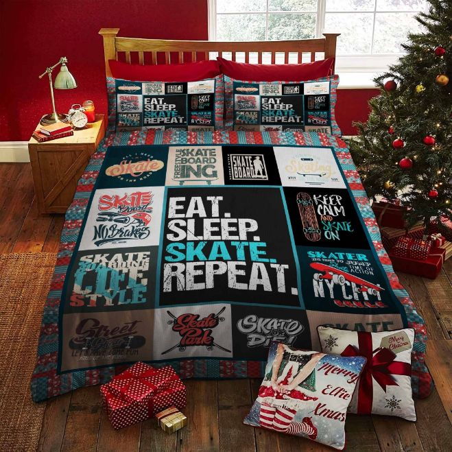 Skateboarding Cotton Bed 3D Bedding Set