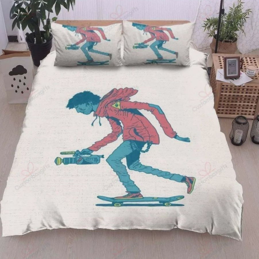 Skateboarding Man 3D Bedding Sets