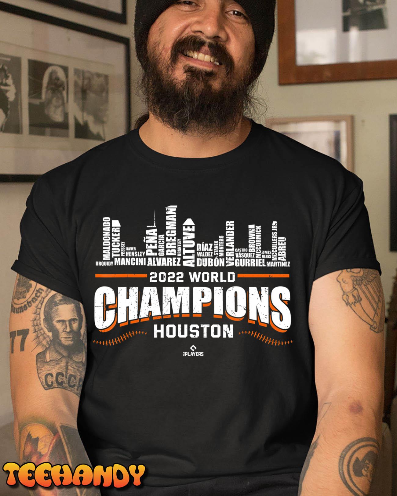 Skyline – 2022 Houston Baseball World Champions MLBPA T-Shirt