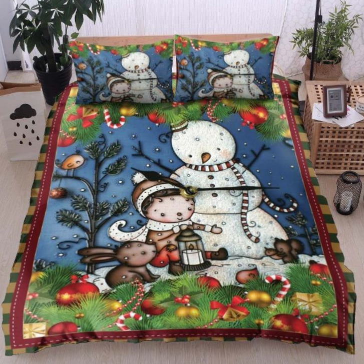 Snowman Cotton 3D Bedding Sets