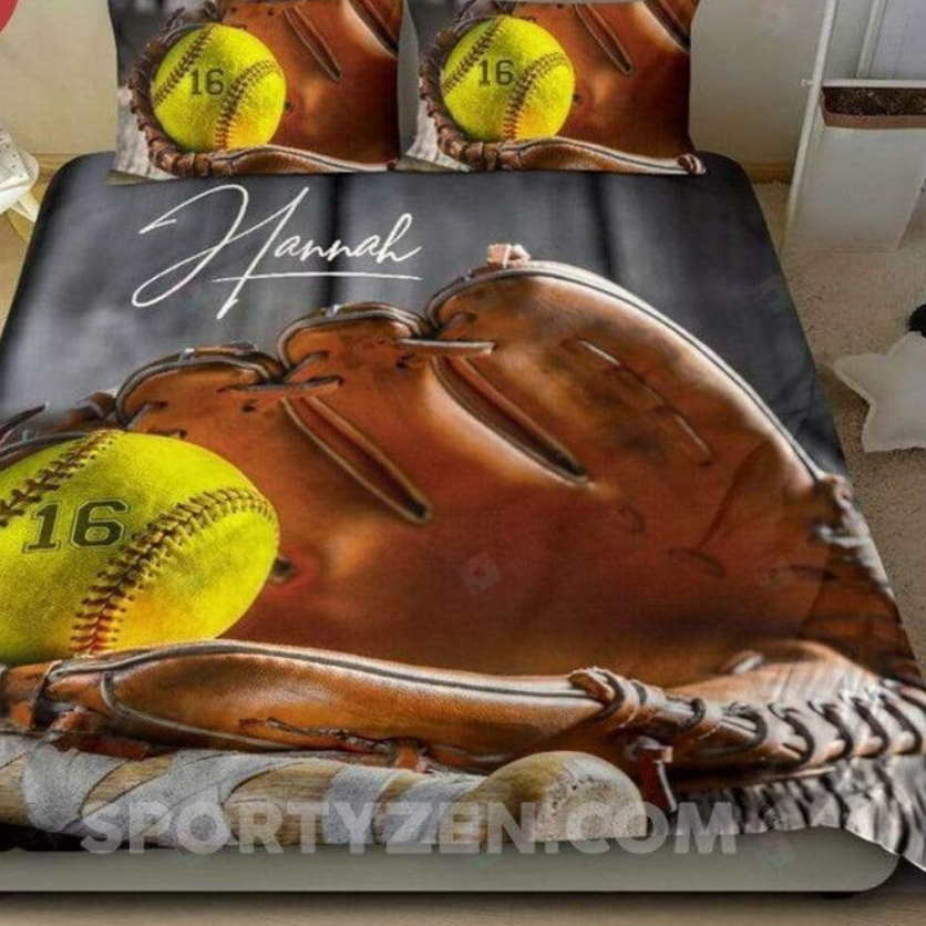 Softball  All Over Printed Bedding Set