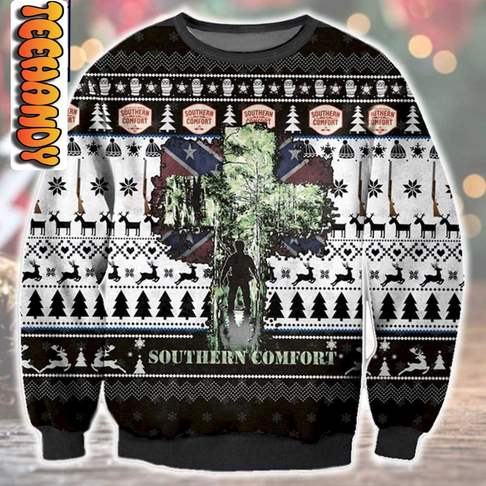 Southern Comfort Ugly Christmas 3D Sweater