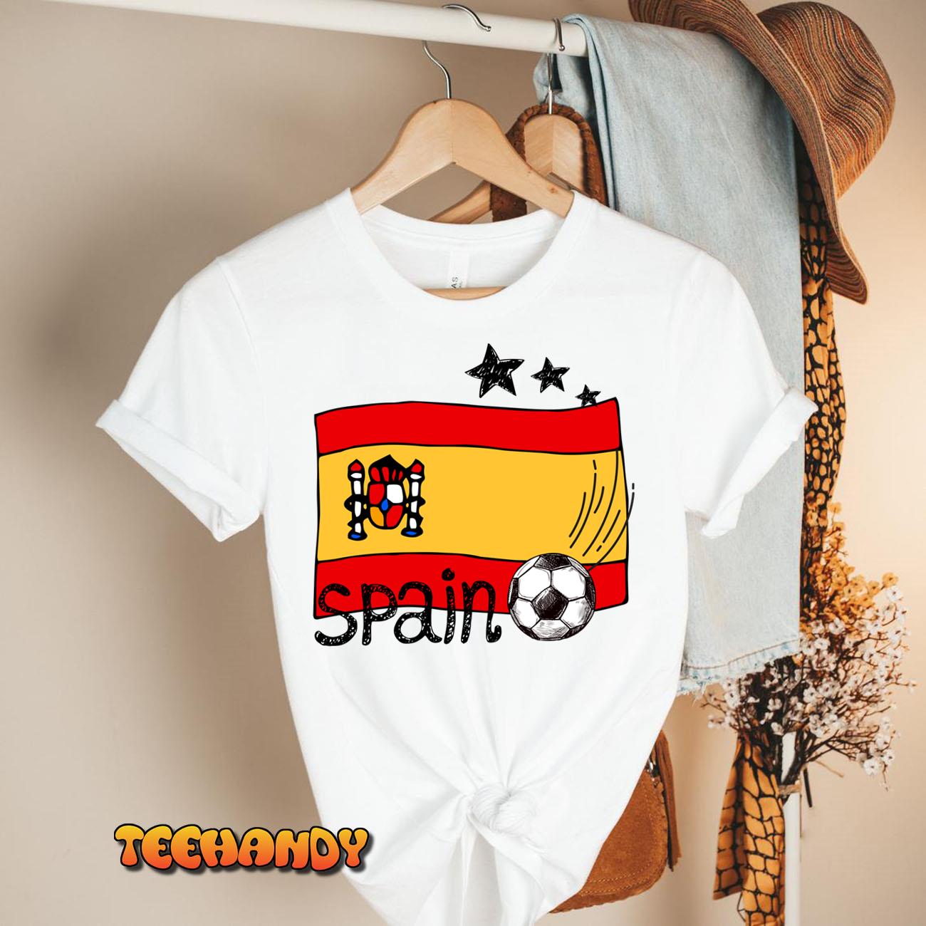 Spain World Cup Qatar 2022 Spain Flag T-Shirt