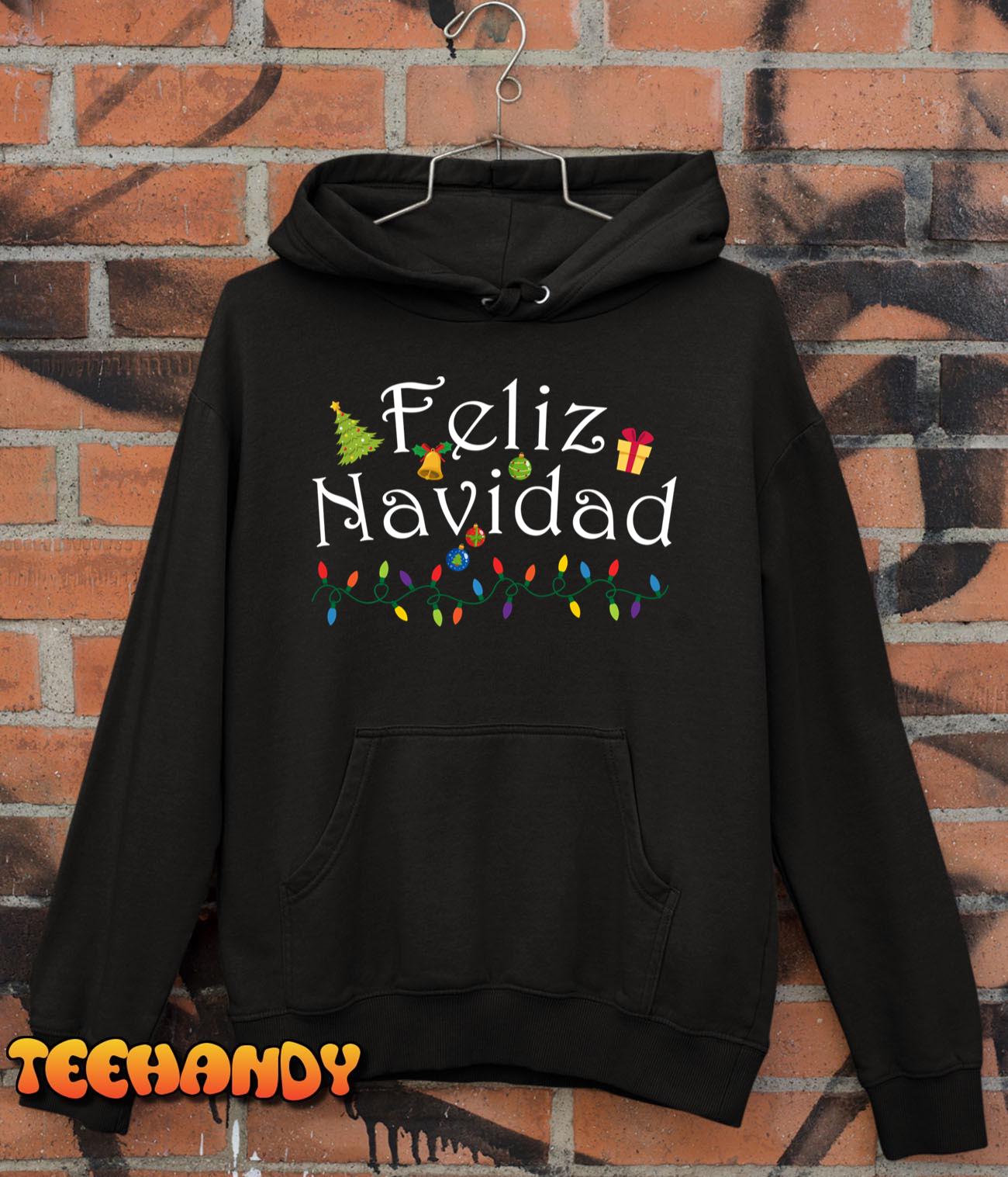 Spanish Christmas – Mexican Christmas Feliz Navidad Long Sleeve T-Shirt