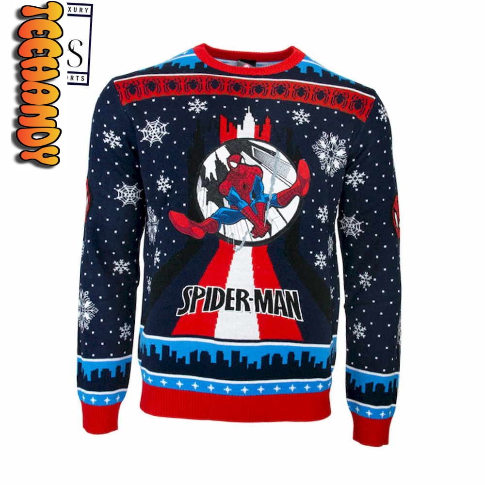 Spider Man Christmas Jumper Ugly Sweater