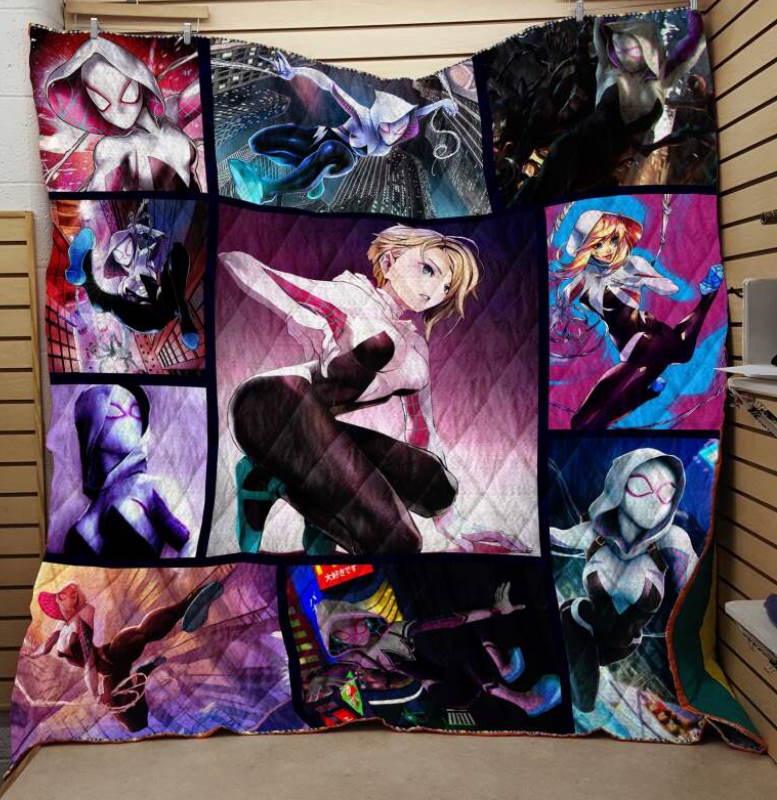 Spider Woman Gwen 3D Quilt Blanket