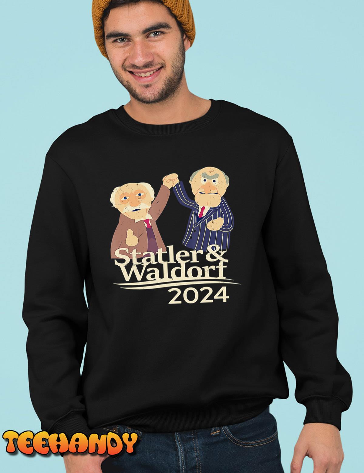 Statler And Waldorf Vintage Retro 2024 Design T-Shirt