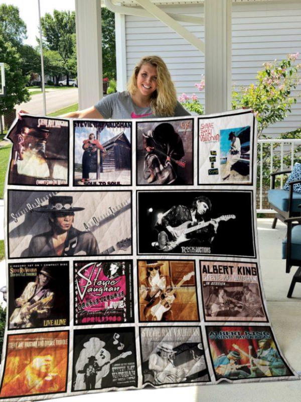 Stevie Ray Vaughan 3D Quilt Blanket