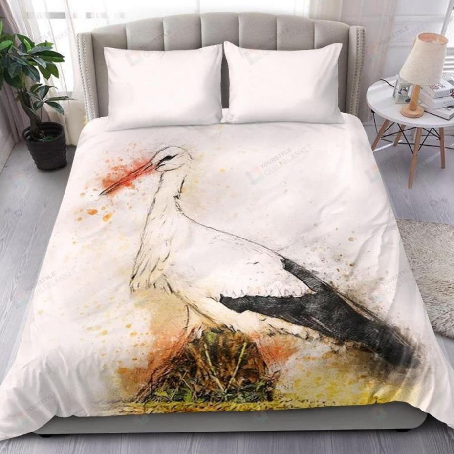 Stork 3D All Over Printed Bedding Set