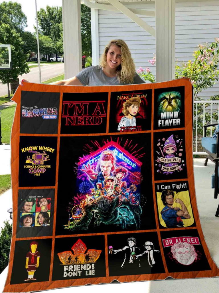 Strange Things All Over Printed 3D Quilt Blanket