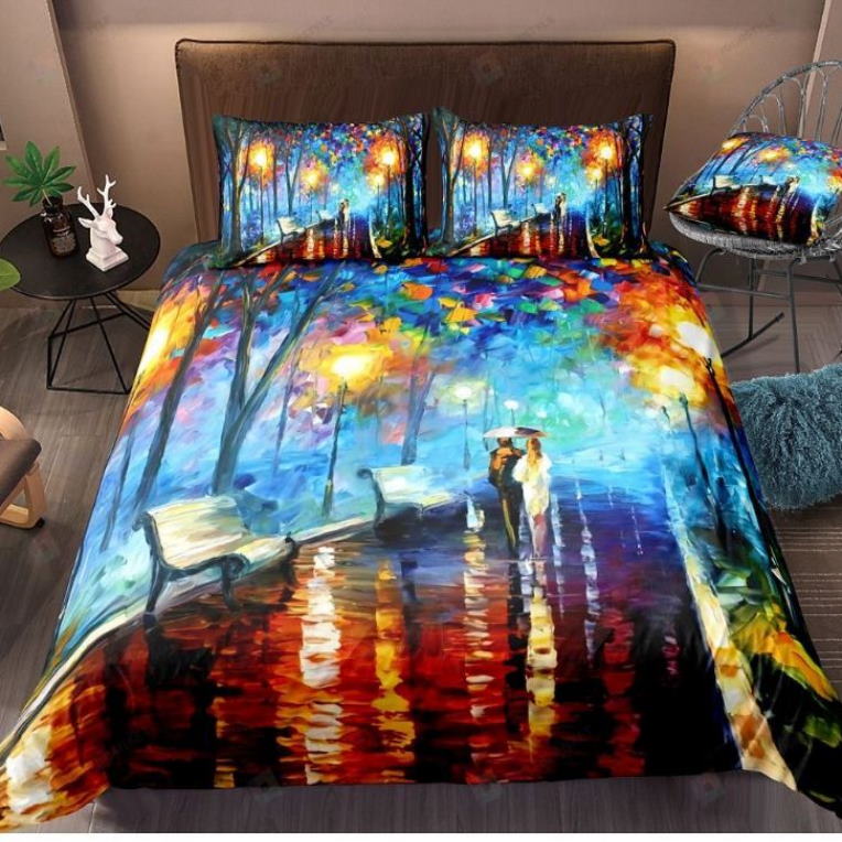 Street In the Evening 3D Bedding Set