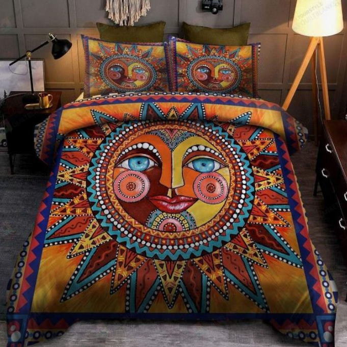 Sun Goddess Latino 3D Bedding Set