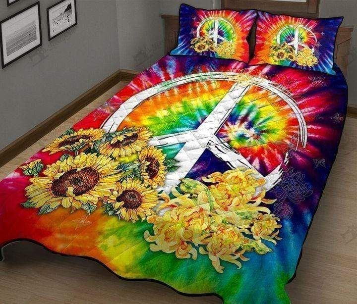 Sunflower Hippie 3D Bedding Set