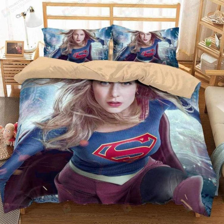 Supergirl  All Over Printed 3D Bedding Set