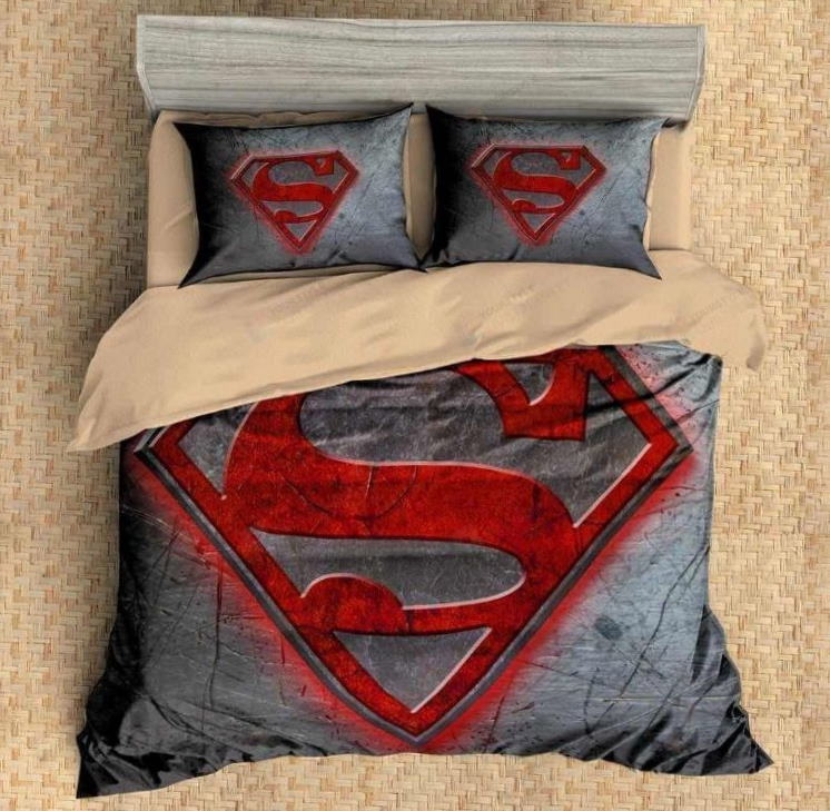 Superman  All Over Printed Bedding Set