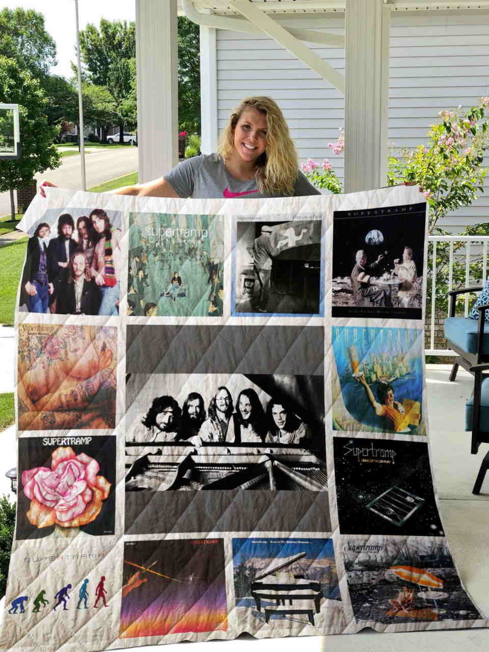 Supertramp Album 3D Quilt Blanket