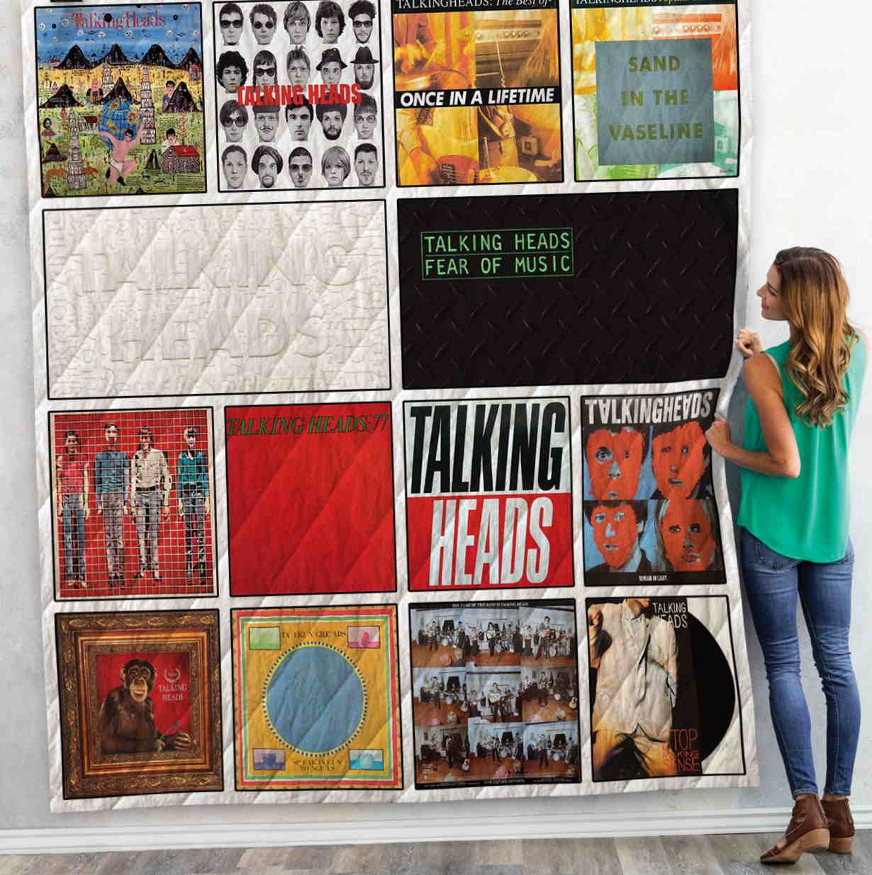 Talking Heads Albums All Over Printed Quilt Blanket