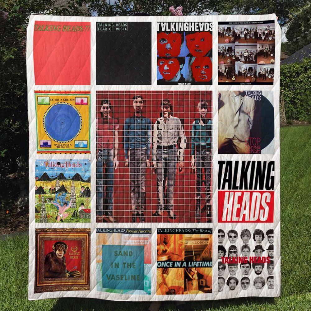 Talking Heads Quilt Blanket