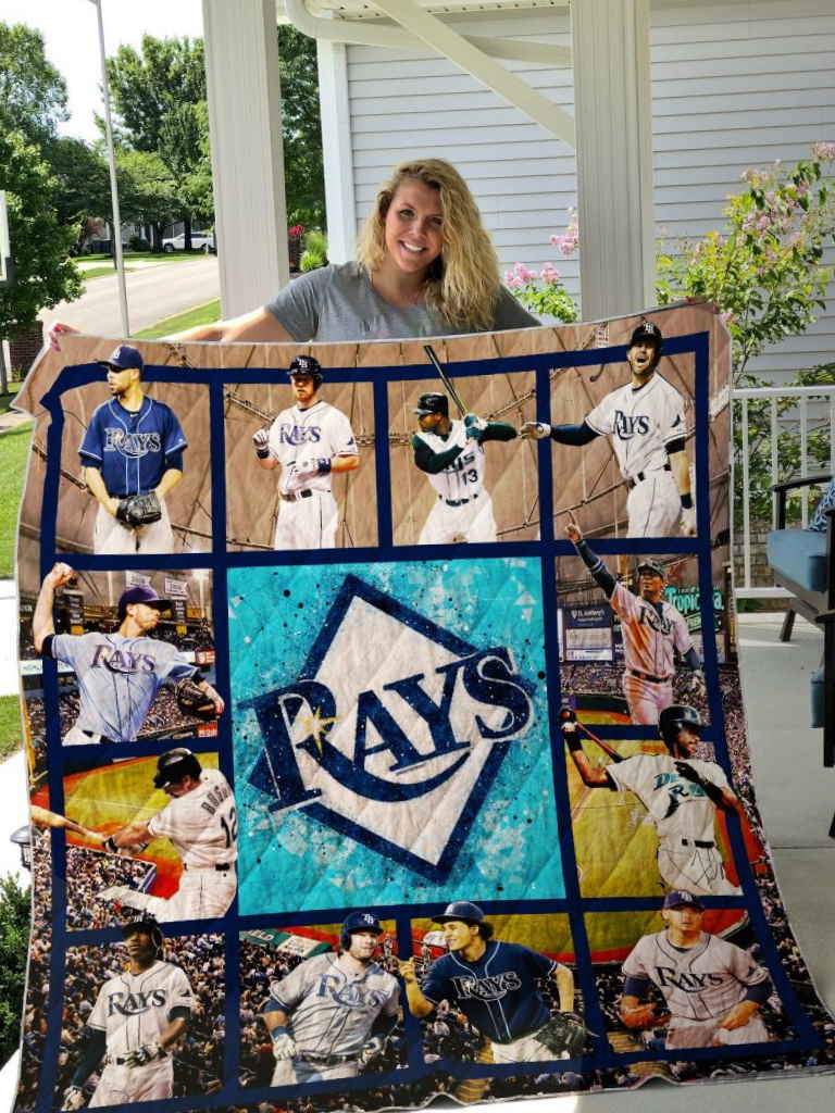 Tampa Bay Rays Anniversary Quilt Blanket