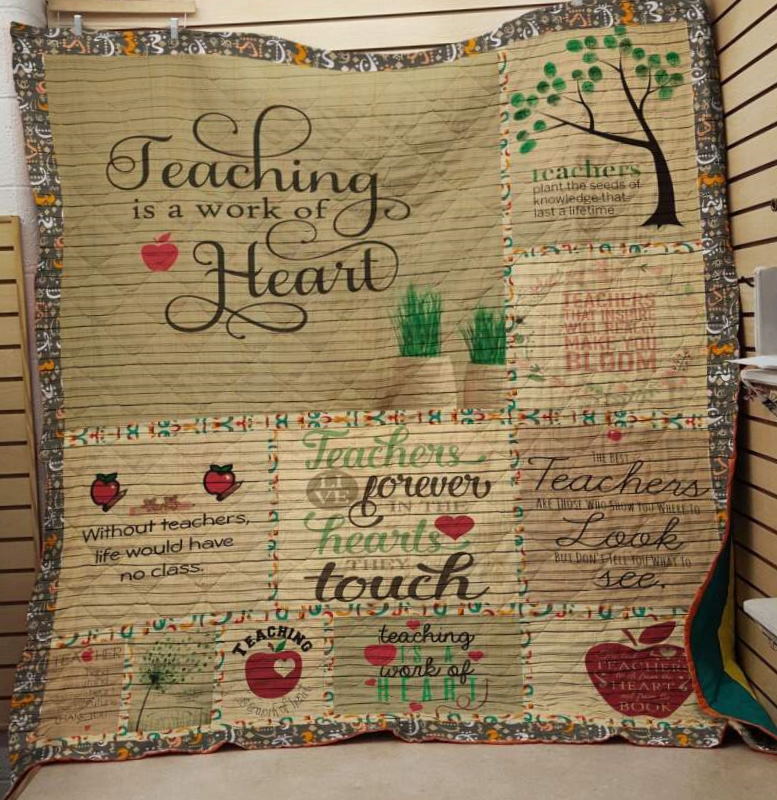 Teaching Iswork Of Heart 3D Quilt Blanket