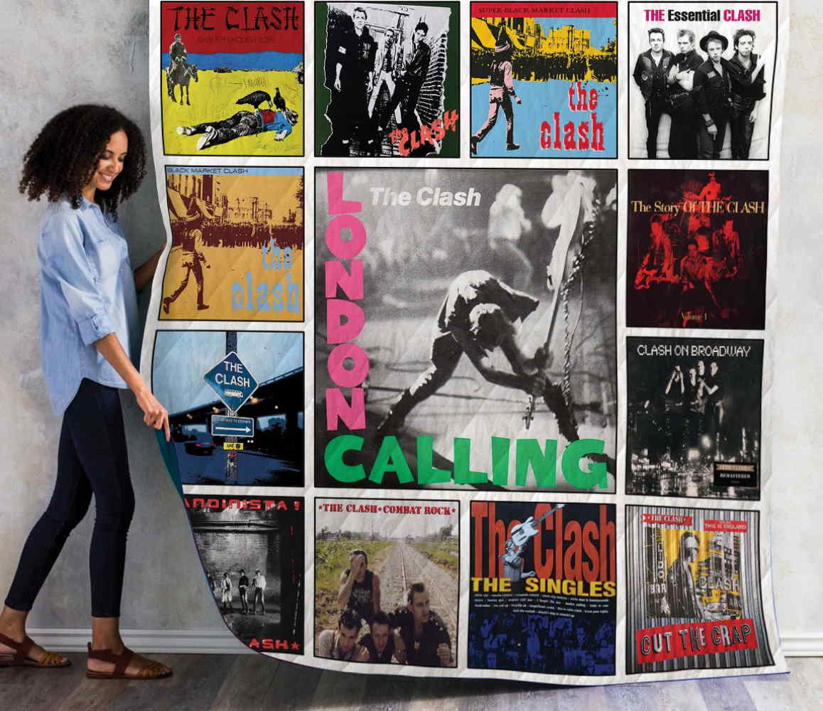 The Clash Albums 3D Quilt Blanket