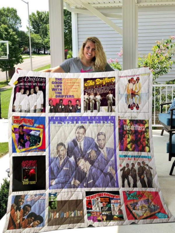 The Drifters Albums 3D Quilt Blanket