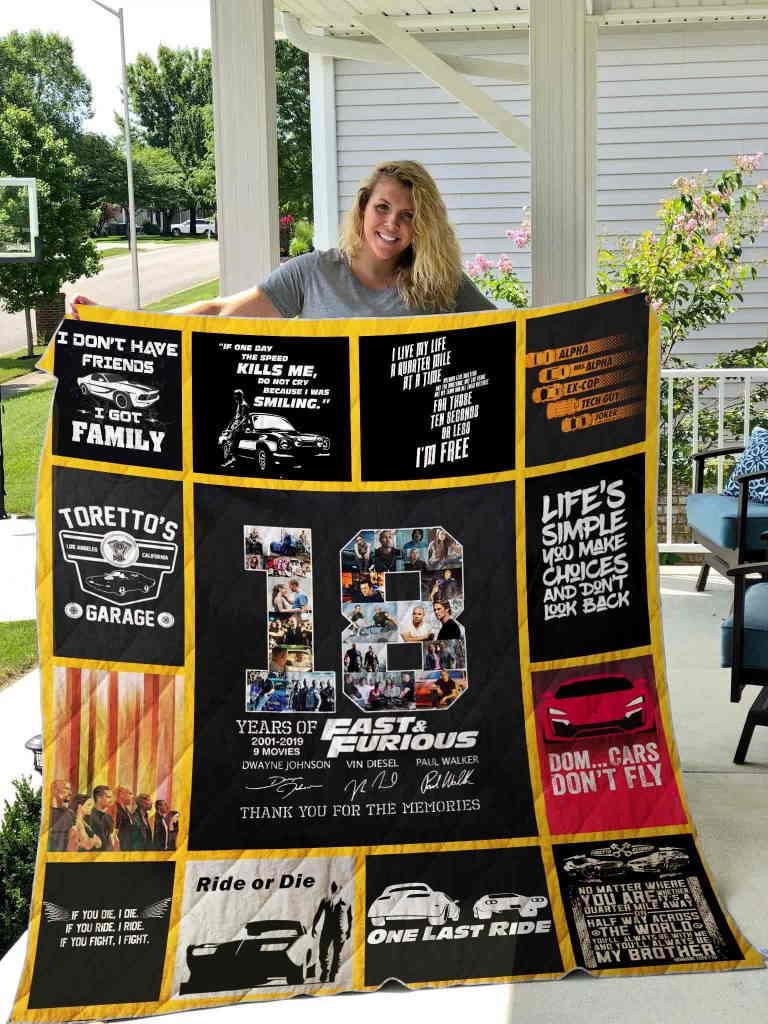 The Fast And The Furious Quilt Blanket