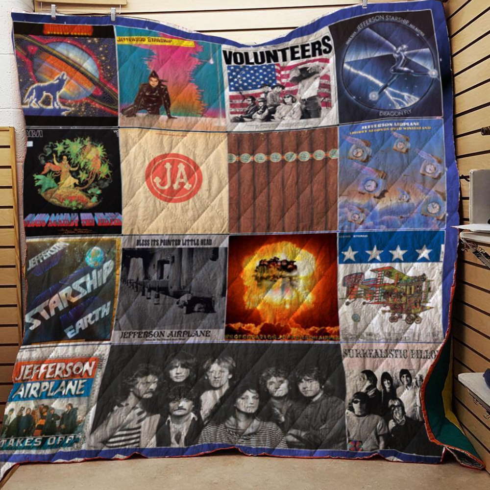 The Jefferson Airplane 3D Quilt Blanket