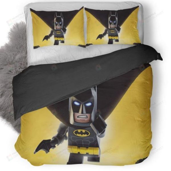 The Lego Batman Superhero Flying 3D Bedding Set