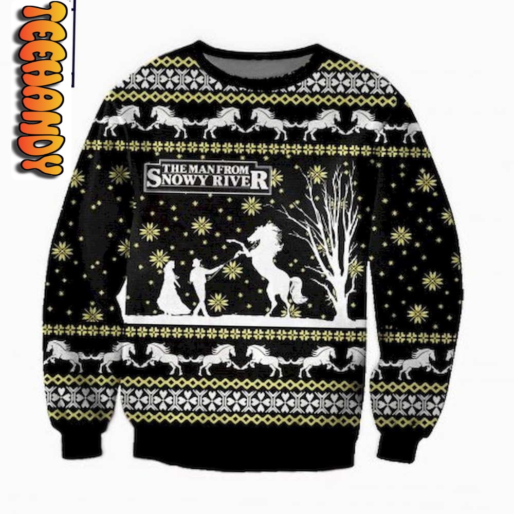 The Man From Snowy River Ugly Christmas Sweater