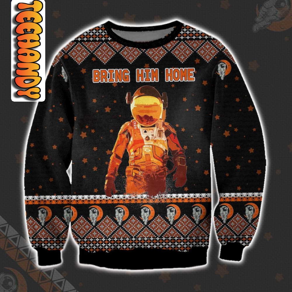 The Martian Bring Him Home Ugly Christmas Sweater