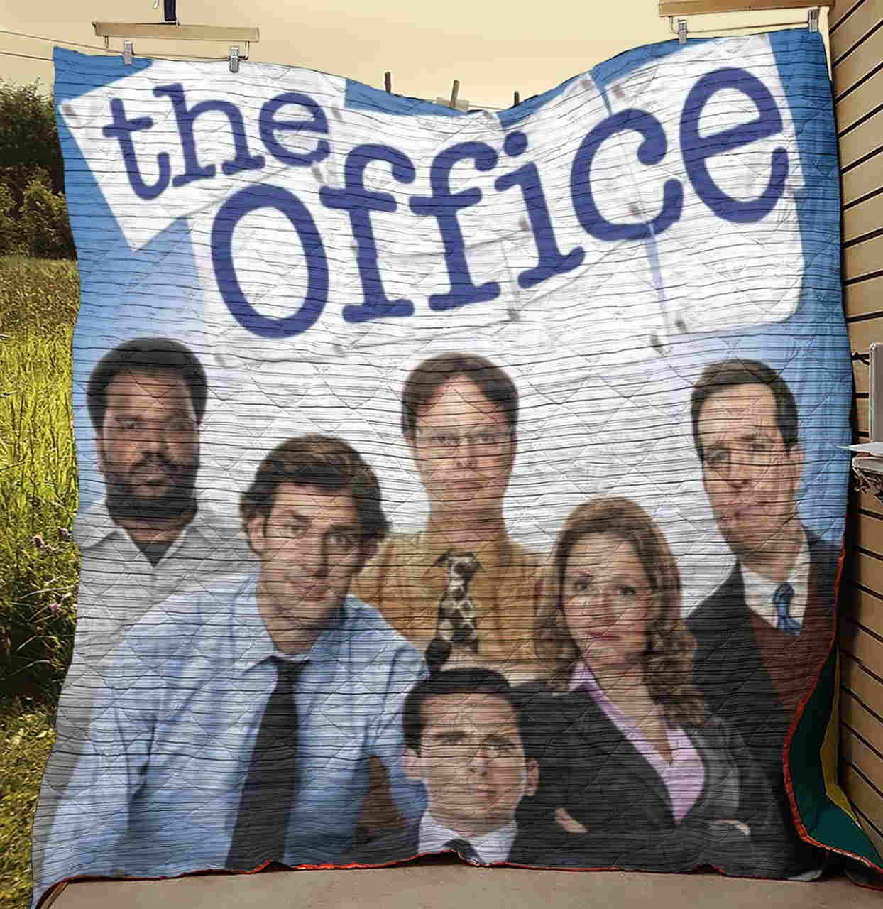 The Office Image 3D Quilt Blanket