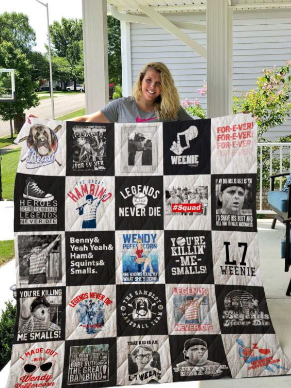 The Sandlot Tshirt Quilt Blanket