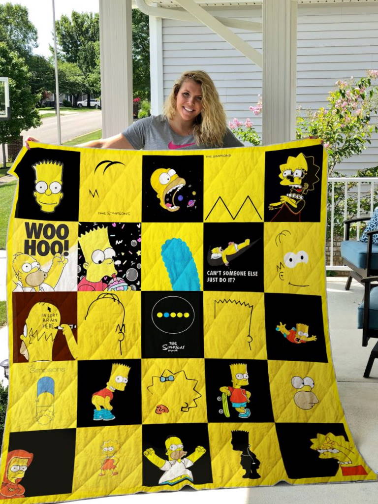 The Simpsons  All Over Printed 3D Quilt Blanket