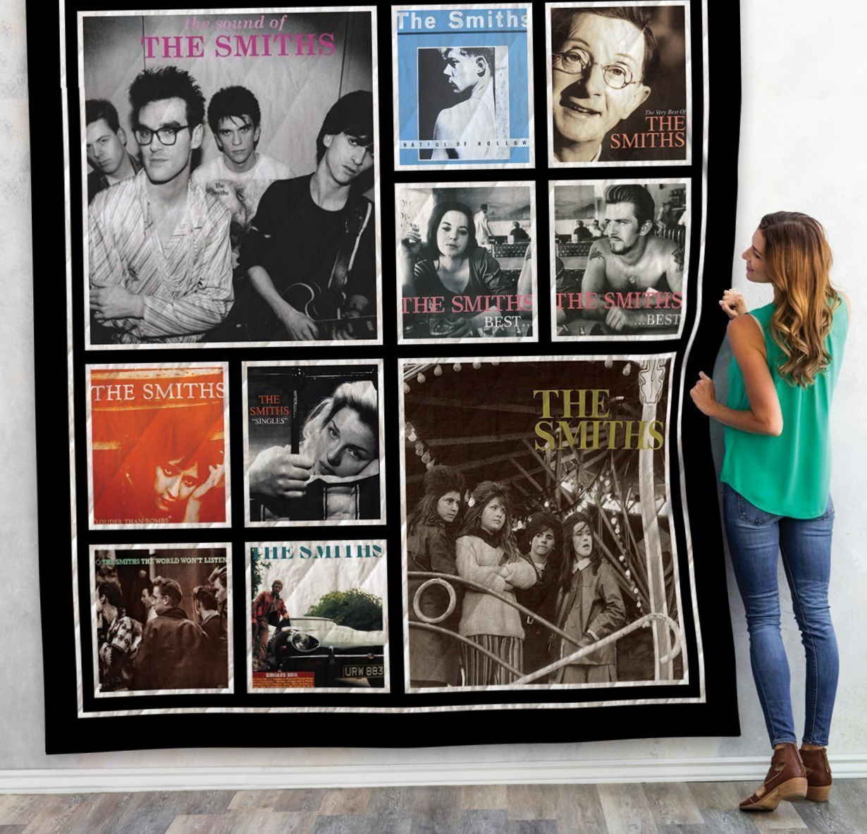 The Smiths Compilation 3D Quilt Blanket