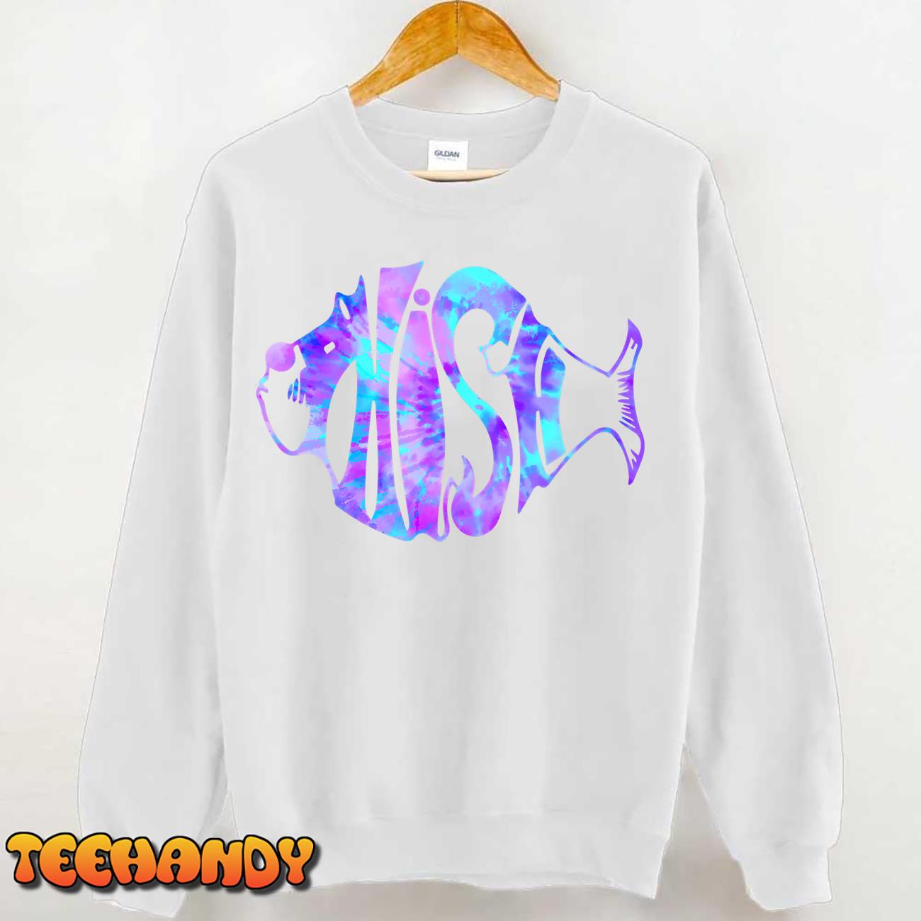 Tie Dye Fish, Phish Jam, Fishing Fisherman T-Shirt