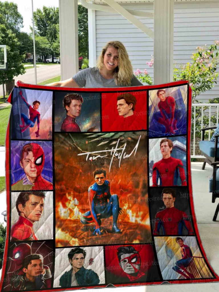 Tom Hollandspider Man Quilt Blanket