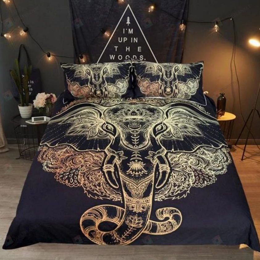 Tribal Elephant All Over Printed 3D Bedding Set