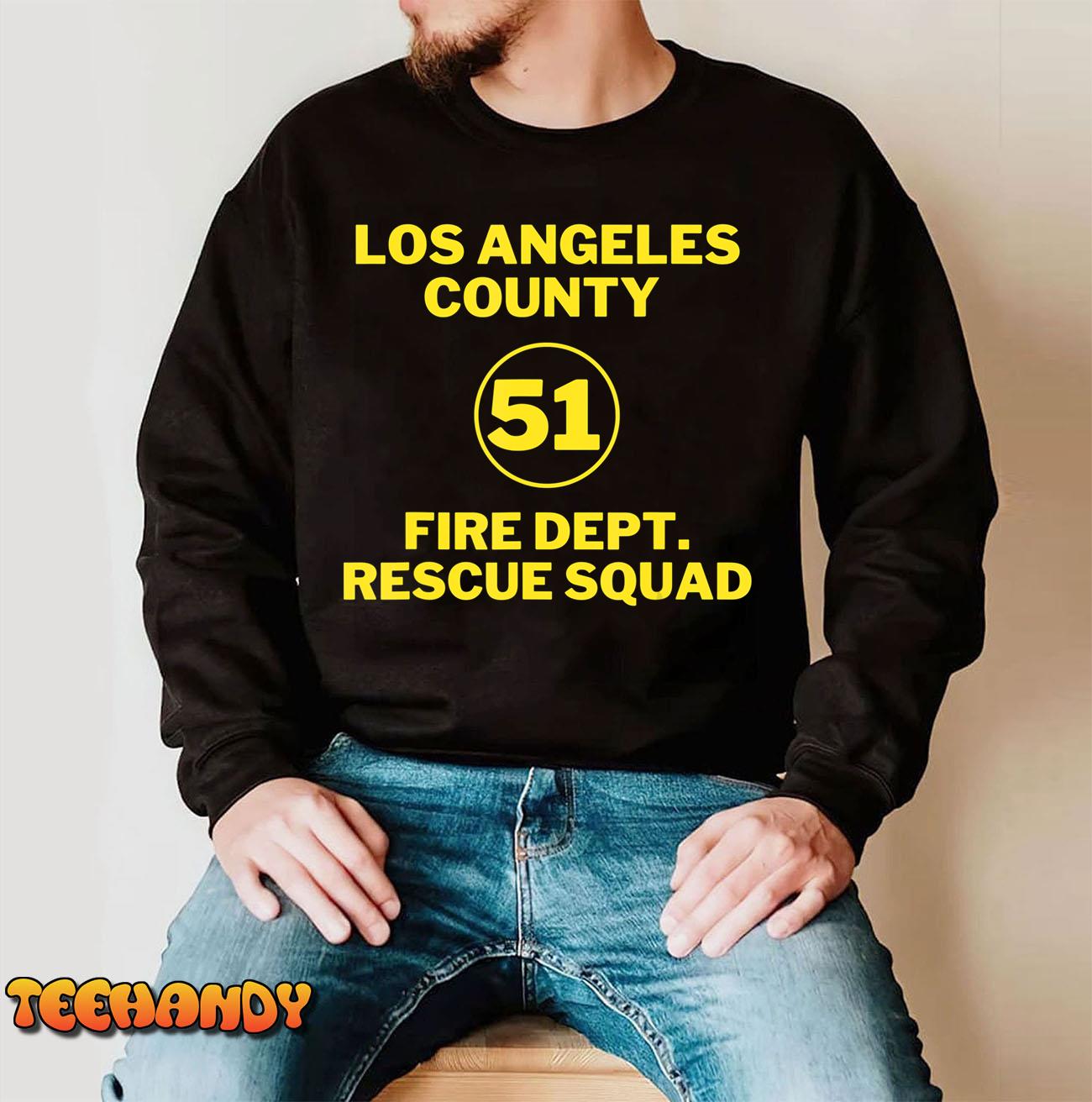 Truck Side 51 Emergency Squad T-Shirt